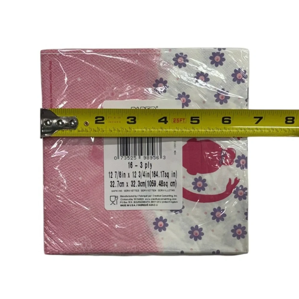 Creative Converting set of 3 packs of 16 ballet themed napkins new in packaging!
